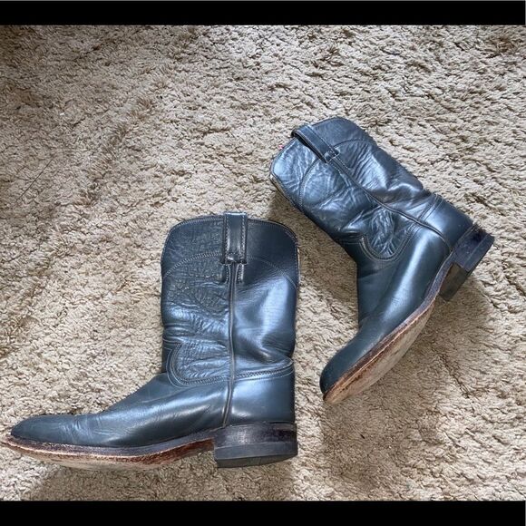 🍄 Gray cowgirl boots - Picture 1 of 6